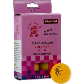 Resim Seftil S0086-t Masa Tenisi Pinpon Topu 6lı Turuncu-7539 