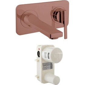 Resim Vitra Suit L A4248626 Ankastre Lavabo Bataryası Seti Bakır 