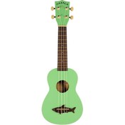 Resim Kala Makala Shark Soprano Ukulele (Yeşil) 