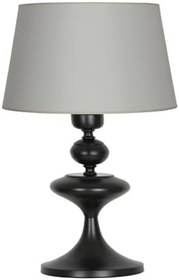 Resim vinner Balance Siyah Kaplama Tek Küre Metal Abajur - Krom Şeritli Hasır Açık Kahve VBR0506BSTK006 
