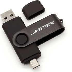 Resim Jaster 128 GB Otg USB Flash Bellek Siyah 