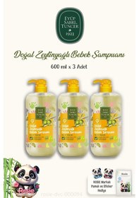 Resim 3 Adet Eyüp Sabri Tuncer Doğal Zeytinyağlı Bebek Şampuanı 600 Ml Ve Rosıe Pamuk 