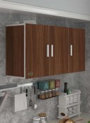 Resim Kenzlife hazır mutfak dirca cvz 060*120*32 mutfak banyo dolabı kapaklı raflı 