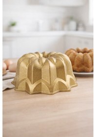 Resim Solaris Döküm Kek Kalıbı 25cm Gold Gold 