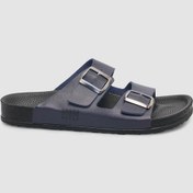 Resim Toka Detaylı Lacivert Erkek Terlik Lacivert 