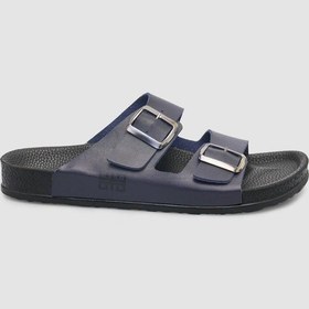 Resim Toka Detaylı Lacivert Erkek Terlik Lacivert 