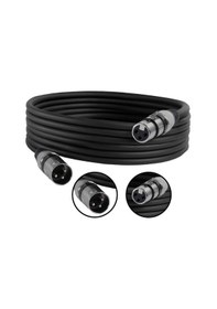 Resim Midex Mxl-5m-bk Kaliteli Xlr To Xlr 5 Mt. Mikrofon Kablosu 