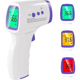 Resim Go İthalat Tabanca Model Dijital Ateş Ölçer - Derece Temassız 16 Hafıza - Pilli (5582) 