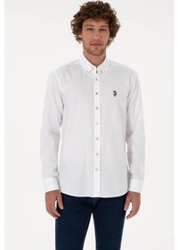 Resim U.s. Polo Assn. Cedcolorreg025k Beyaz Erkek Gömlek 2225643 Beyaz 