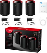 Resim Cudy M3000 3 Pack 2.4 Ghz - 5 Ghz AX3000 Mbps Kablosuz Router 