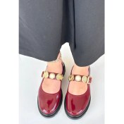 Resim Okira Bordo Rugan Oxford Ayakkabı 