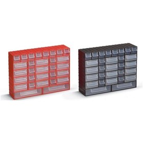 Resim Portbag Ph02 Hobby Çekmece Seti Kırmızı 