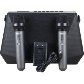 Resim Shopwave Shıle Sl-3a Iki El Mikrofonlu Kumandalı Usb/Sd/Bt Portatif Hoparlör (5047) 