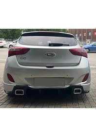 Resim Hyundai İ30 Rs Arka Ek Plastik Siyah Difüzör 2012-2017 Arka-bodykit-ek-karlık 