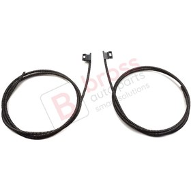 Resim Bross Otomotiv Mercedes Cla W117 X117 A W176 X176 Için Panoramic Sunroof Perde Halat Seti 