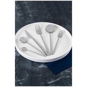 Resim Acar Gloria Silver 72 Parça 12 Kişilik Çatal Kaşık Bıçak Takımı YT-05726 