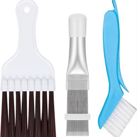 Resim 3'lü Kondenser Fön Makinesi, 3'lü Temizlik Fırçası, Klima Temizleyici, Fırça Fincanları Temizleyici, Kondenser Kuru Soğutucu Kanatları, Klima Kurutma Makinesi, Temizlik Seti 