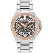 Resim Slazenger SL.09.2264.1.03 Otomatik Çelik Gri 44 mm Erkek Kol Saati 