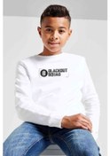 Resim Black Squad Baskılı Unisex Çocuk Beyaz Sweatshirt (534648942) Beyaz 