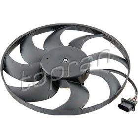 Resim TOPRAN 110765001 Fan Motoru-390 Mm 260/90W (Vw Polo 02-10 Seat Ibiza 02-10 Skoda Fabia 00-10) 6Q0959455AE (WA129463) 