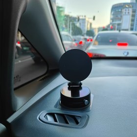 Resim Ev & Araba Çift Kullanımlı Manyetik Telefon Tutucu, Emme Kupası ve Katlanabilir Tasarıma Sahip Taşınabilir Çok Fonksiyonlu Kolay Montajlı Stand 
