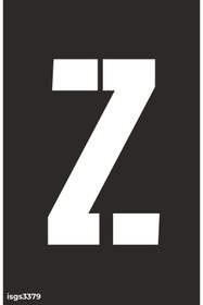 Resim isgtabelam 22,4x35 Cm/kompozit /Z Harfi Boyama Şablonu 