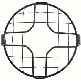 Resim Xuweiwei New Grid Universal Headlight Grill Guard 6 5 Inch Motorcycle Side Mount Round Headlight Cover Mask For Cruiser Chopper Cafe Racer 