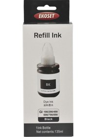 Resim Ekoset Canon Pixma G4411 Uyumlu Siyah Mürekkep 135 Ml 
