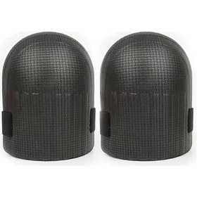 Resim Fochsia 2 Adet Siyah Konforlu Köpük Dizlik Kaliteli Cırt Cırt İle Zeminde Çalışma Siyah 