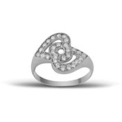 Resim In Love Zirkon Taşlı Kadın Gümüş Yüzüğü Inlove Gümüş Yüzük 