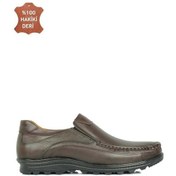 Resim Fitbas 914400 314 Erkek Kahve Deri Kışlık Büyük Numara Ayakkabı Kahverengi 