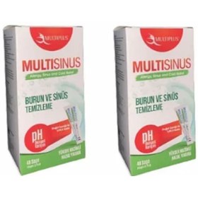 Resim Multiplus Multisinüs Burun Temizleme Kiti Yedek 2 x 48 Şase 