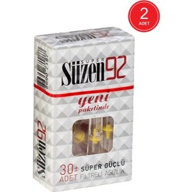 Resim Süzen92 Süper Güçlü Filtreli Ağızlık 30'lu x 2 Paket 
