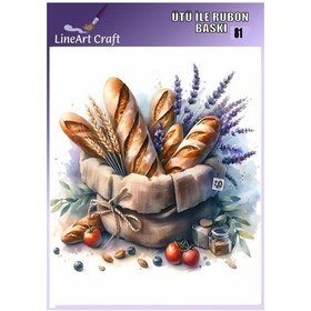 Resim Ütü İle Rub On Transfer Kağıdı - No: 81 30x30 Cm 
