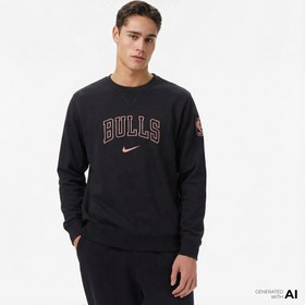 Resim Nike Chicago Bulls Standard Issue Erkek Siyah Eşofman Üstü 