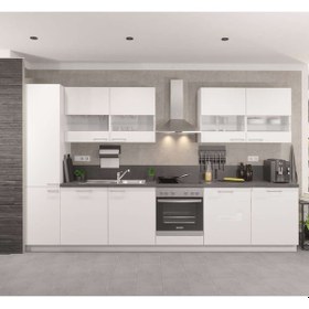 Resim Su Mutfak Kiler Dahil 340 Cm Tezgah Dahil Değil Beyaz 