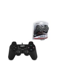 Resim Ps3 Siyah Oyun Kolu Analog Titreşimli Usb Kablo 15 Tuş - 2 Analog - 8 Yön Tetikleyici 1.8mt Kablo 5 