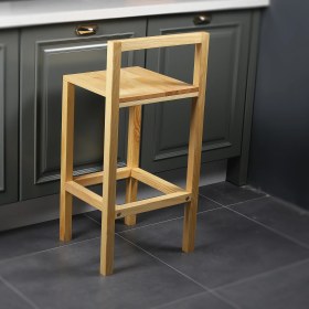 Resim Diva Ahşap Bar Taburesi 68 cm Bt 002 D 