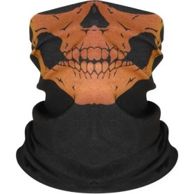 Resim Chaoduo Shop E723419A Stili Tek Boyut Skull Print Bandana Balaclava Full Face Mask Scarf Outdoor Fishing Hunting Hiking Cycling Neck Gaiter Face Cover Shield (Yurt Dışından) 