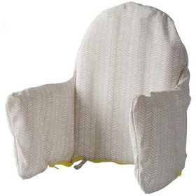 Resim Antilop Mama Sandalyesi Minderi Kılıfı Çift Taraflı 2 Renk Kırmızı Mavi 