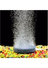 Resim Air Stone Disk Yuvarlak Akvaryum Hava Taşı 10cm 