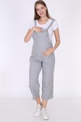 Resim Luvmabelly MYRA6100 - Gri Hamile Salopet 