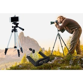 Resim Tripod : Telefon Ve Kamera Tutucu Ayak + Telefon Tutucu - 105cm 