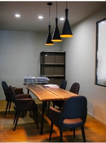 Resim Riolight Modern Siyah Içi Gold Mutfak,Cafe Için Metal Takli Sarki 