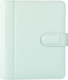 Resim Organizer Ajanda Tarihsiz Kareli 4 Halkalı 19.5x23 CM - Su Yeşili 