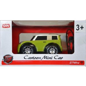 Resim Ctoys Cartoon Mini Car 27 Mhz Full Fonksiyon Uzaktan Kumandalı Yeşil Araba Qx3688 93 Yeşil 