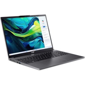 Resim ACER AG15-51P-51XY Intel Core I5-1334U, 16GB RAM, 512 SSD, UMA 15.3 İnç FHD, FREEDOS, Gümüş Taşınabi 