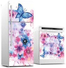 Resim Buzdolabı Ve Bulaşık Makinesi Takım Sticker 0224 