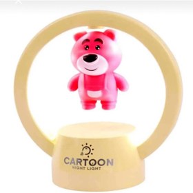 Resim Sensoria Sevimli Ayıcık Tasarımlı Masa Lambası Çocuk Odası Gece Lambası Hediyelik Süs Eşyası Usb Şarj 