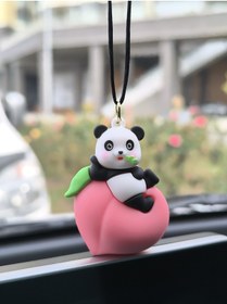 Resim Esey Dizayn Panda Araba Dikiz Ayna Süsü - Vantuzlu Cam Süsü 